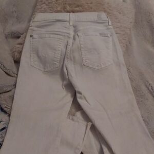 Women's White Jeans, 'Capris'